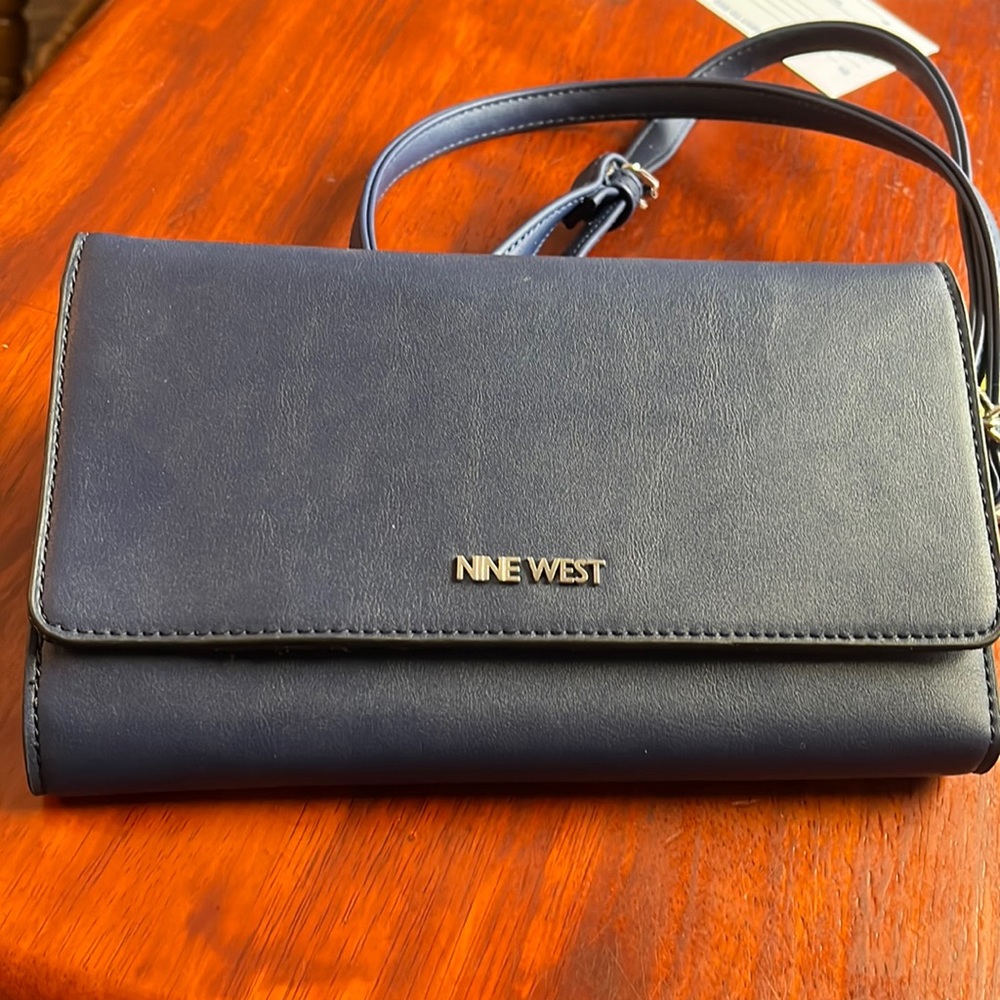Blue Nine West crossbody bag